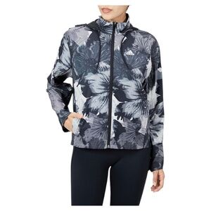 adidas Women's Allover Print Waterproof Jacket. Size: Medium